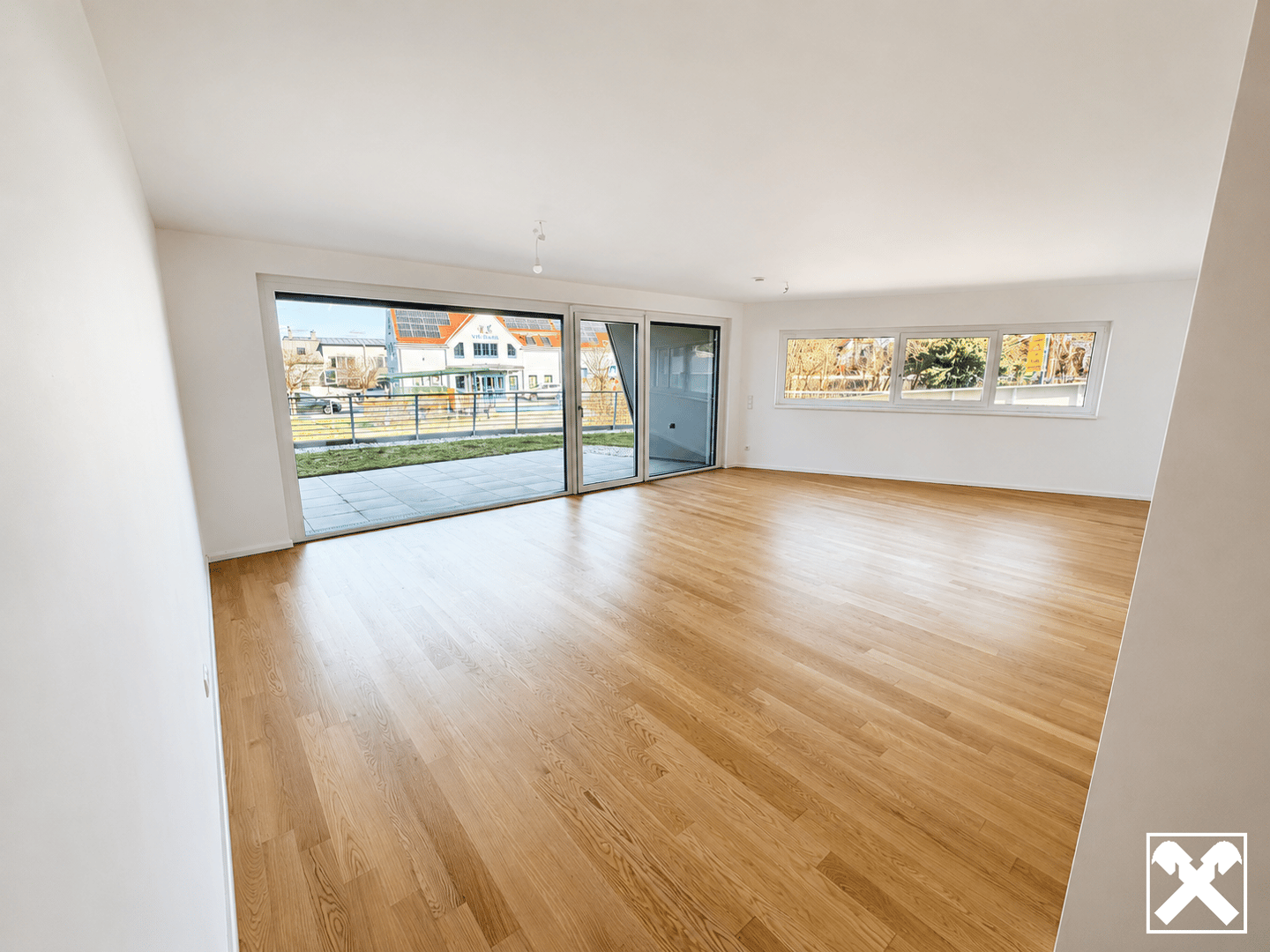 Ground floor apartment with panoramic view and garden