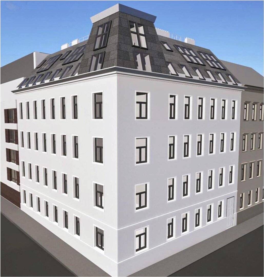 Attic apartment with terrace Hernals new build