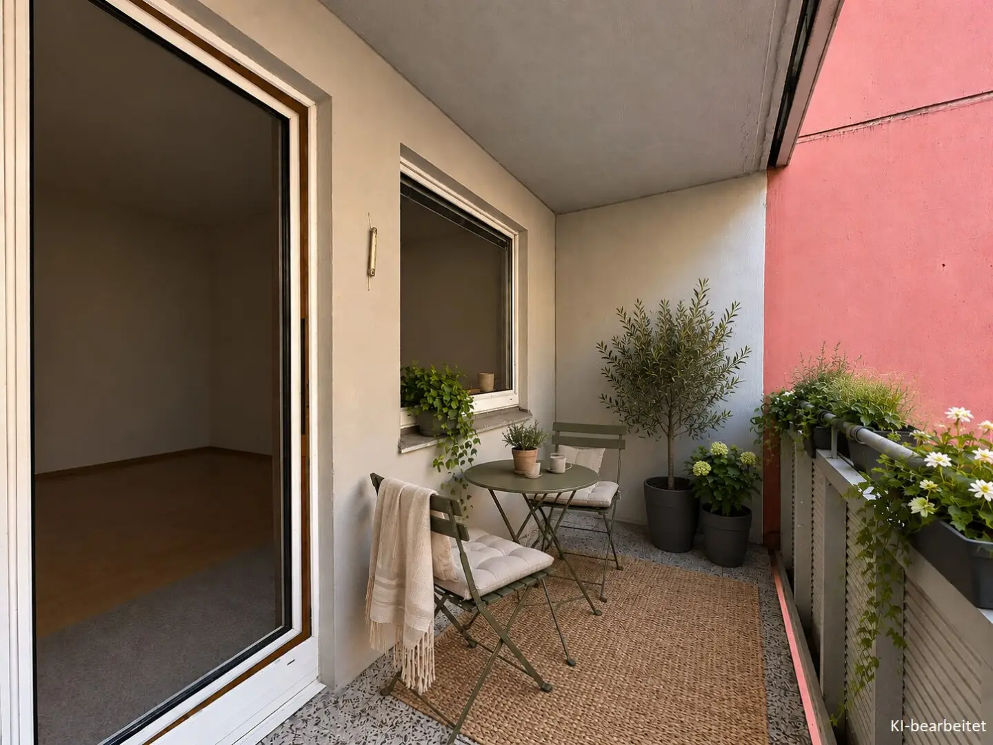 Apartment with loggia and built in kitchen near U6