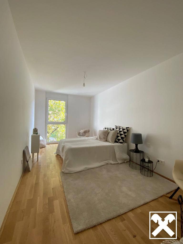 Wohnung barrierfree underfloor heating loggia