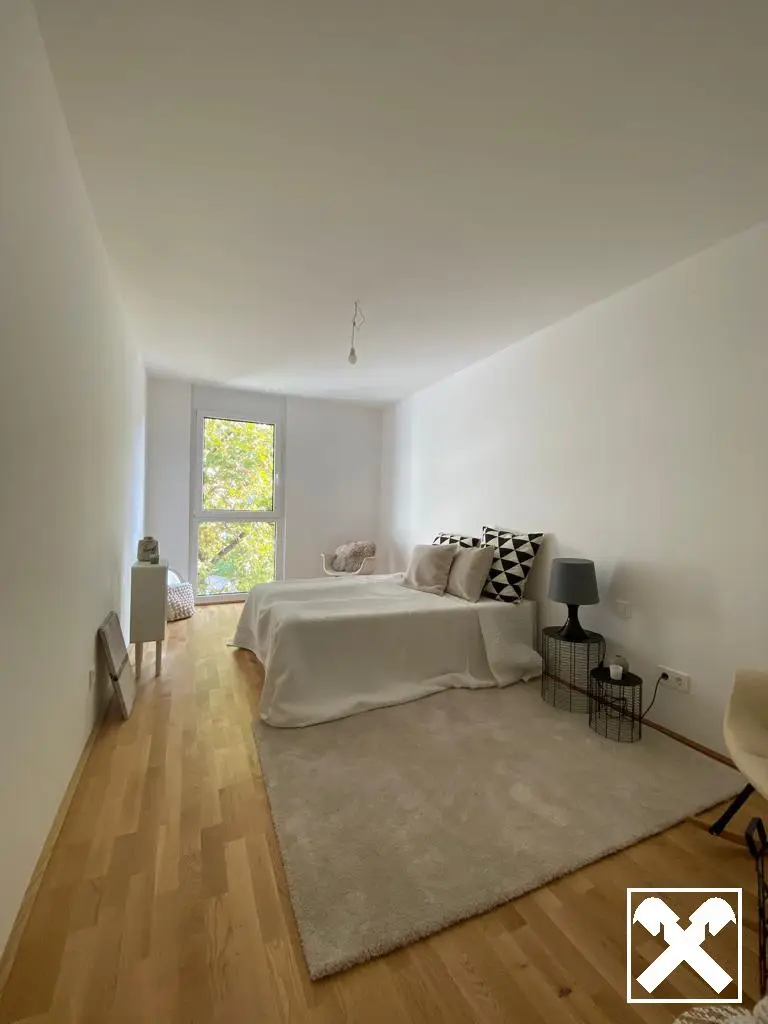 Wohnung barrierfree underfloor heating loggia
