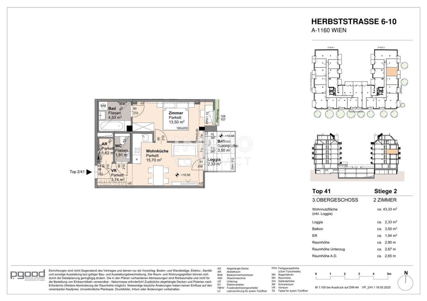2-Room Flat Vienna 1160, 41m²