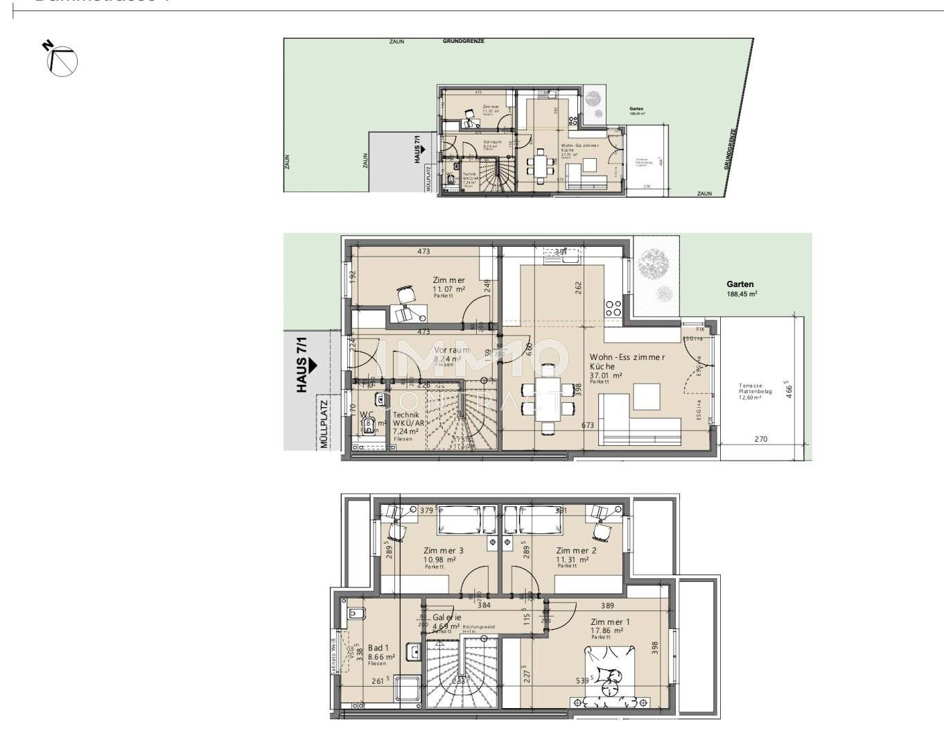 Doppelhaushälfte Mühlleiten 119m²