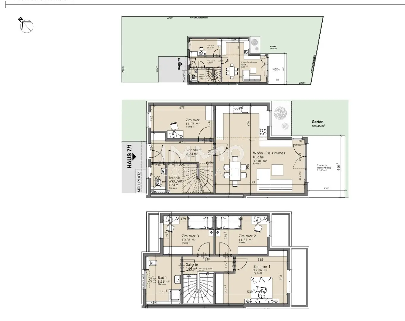 Doppelhaushälfte Mühlleiten 119m²