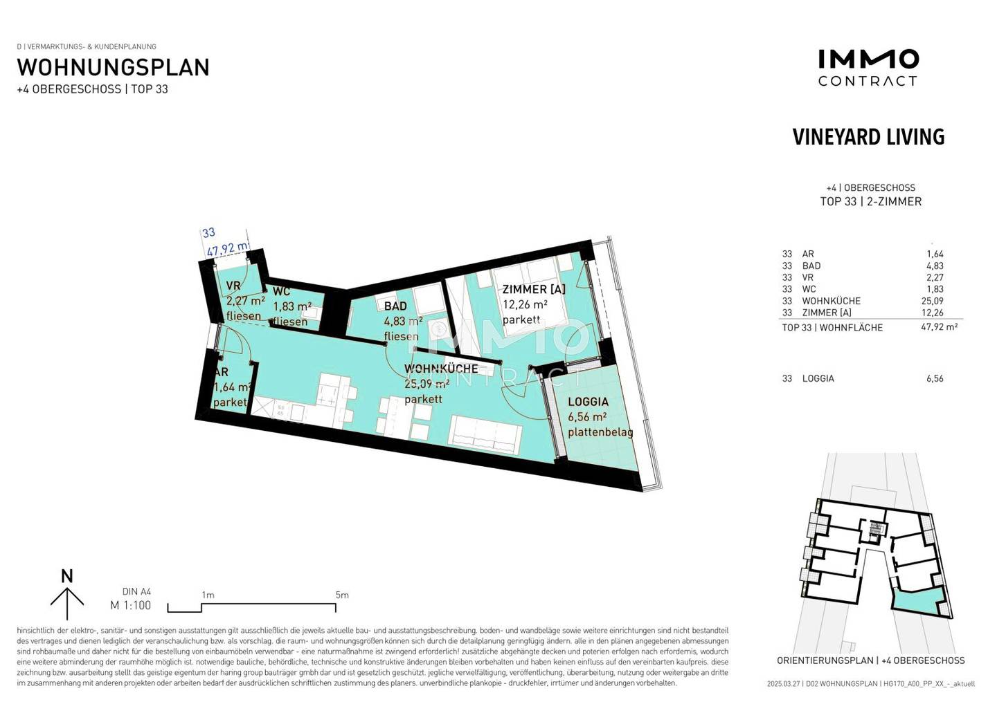 Brand new apartment in Döbling near Nussberg