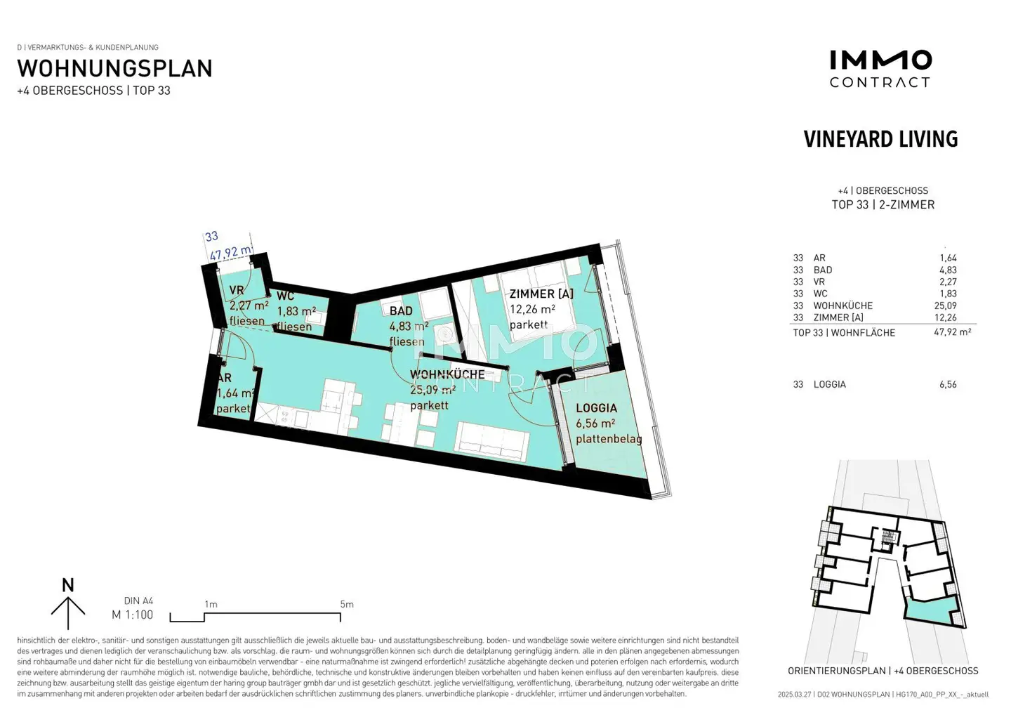 Brand new apartment in Döbling near Nussberg