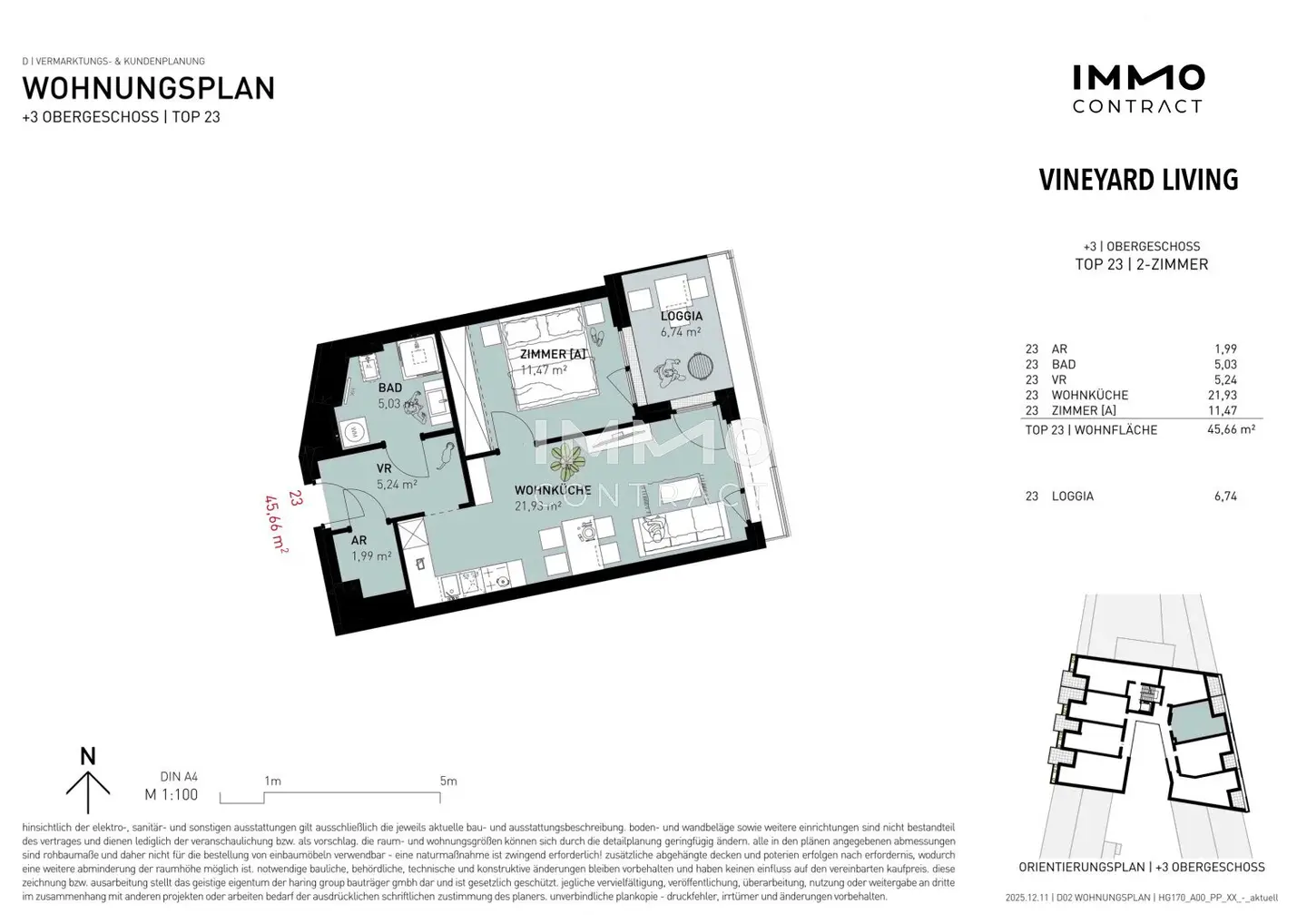 Wohnung First occupancy at Nussberg with Loggia