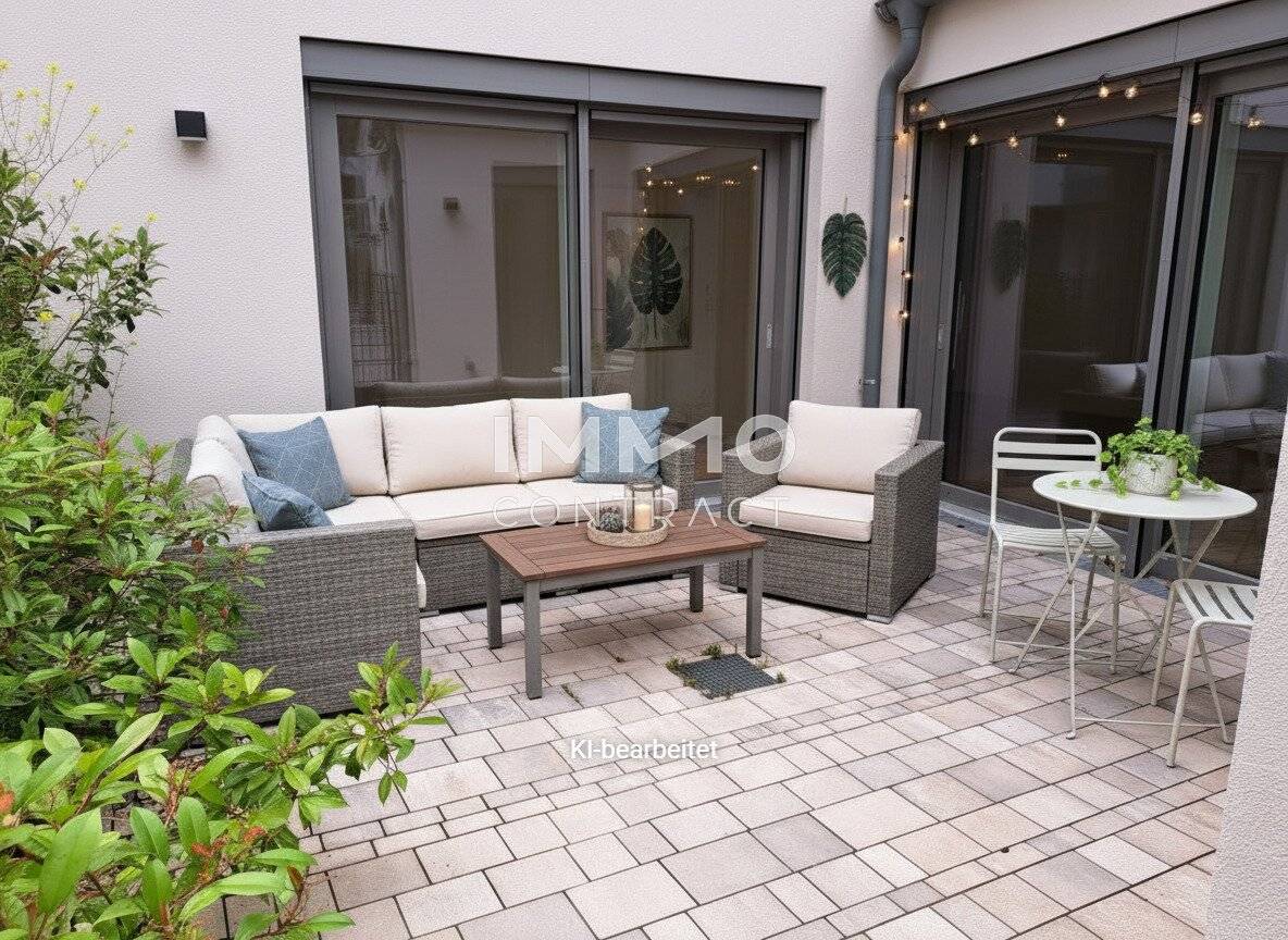 Apartment with spacious living kitchen and terrace