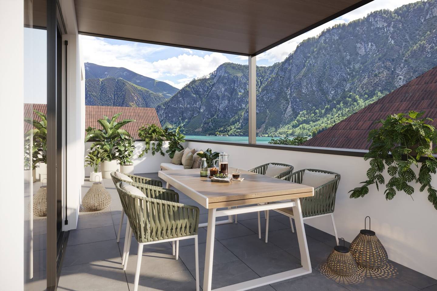 Neubau-Wohnung Attersee, 62m²
