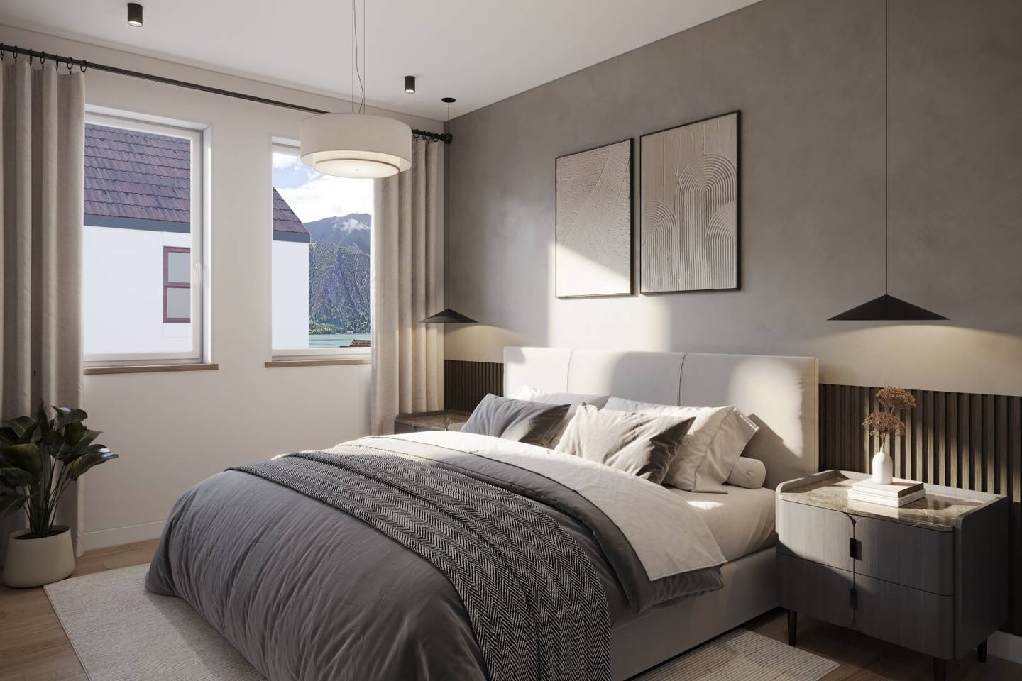 Neubau-Wohnung Attersee, 45m²