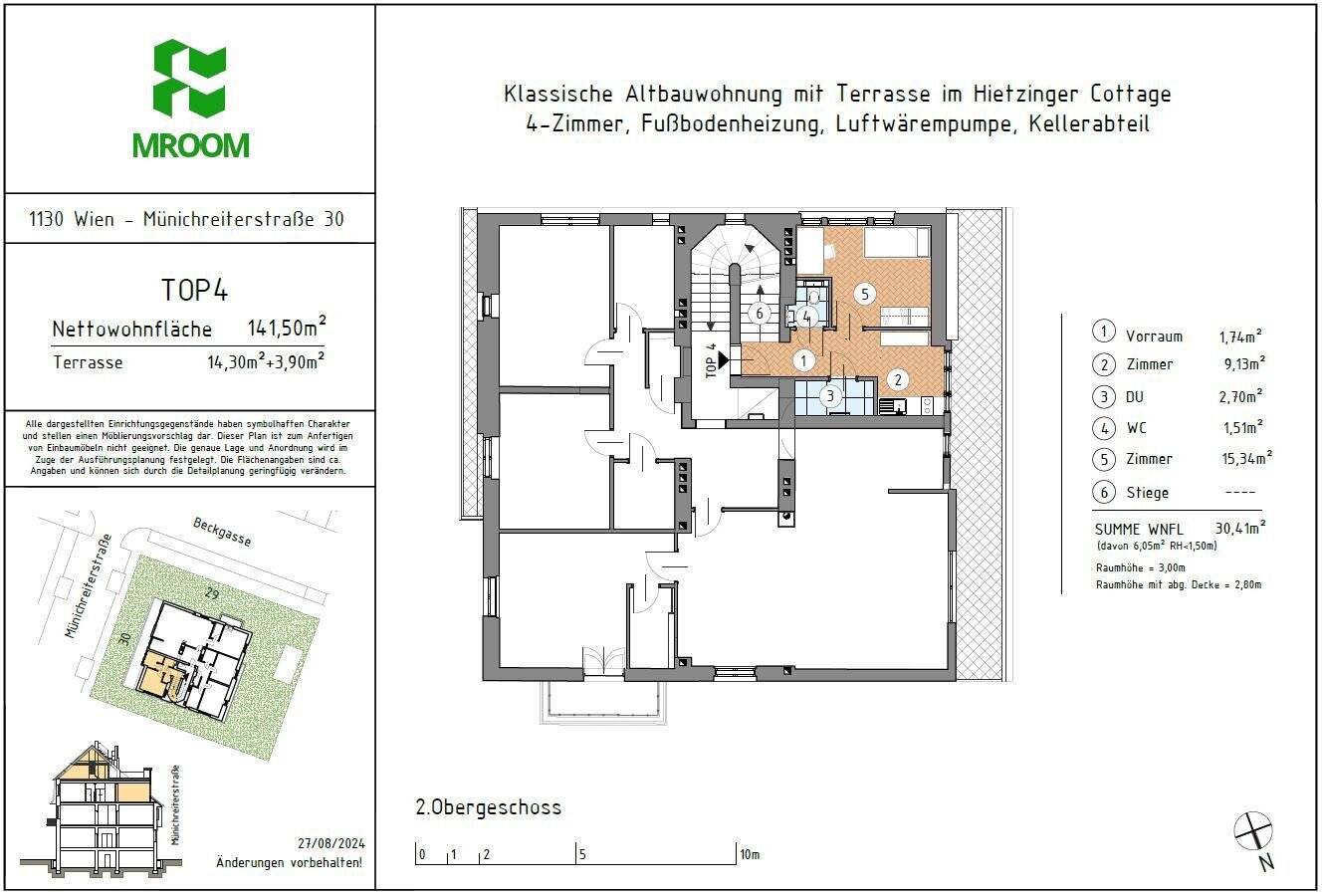 Dream attic apartment in Hietzinger Cottage I historic building gem