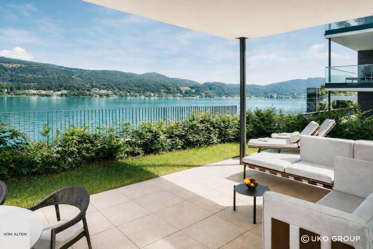 Apartment at Lake Wörthersee with private lake access
