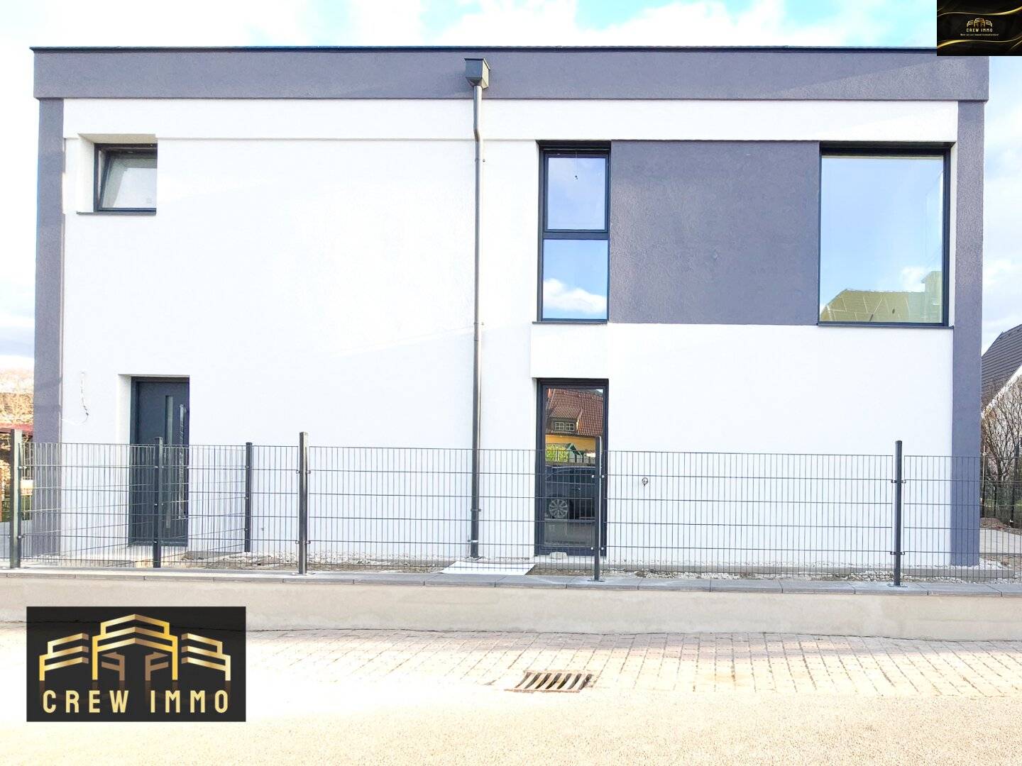 Rent - Modern semi-detached house in Wimpassing, 4 rooms, garden, first occupancy.