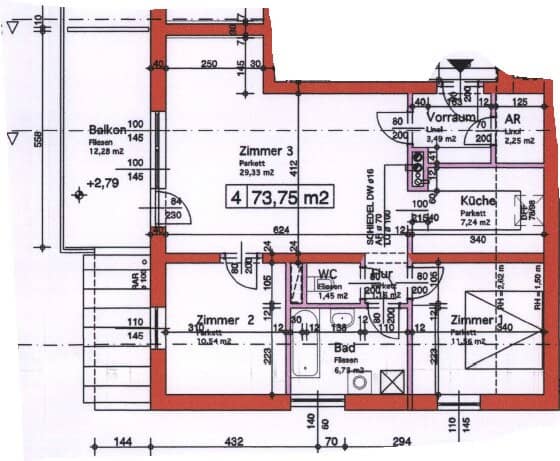 Subsidized apartment with balcony in Loosdorf
