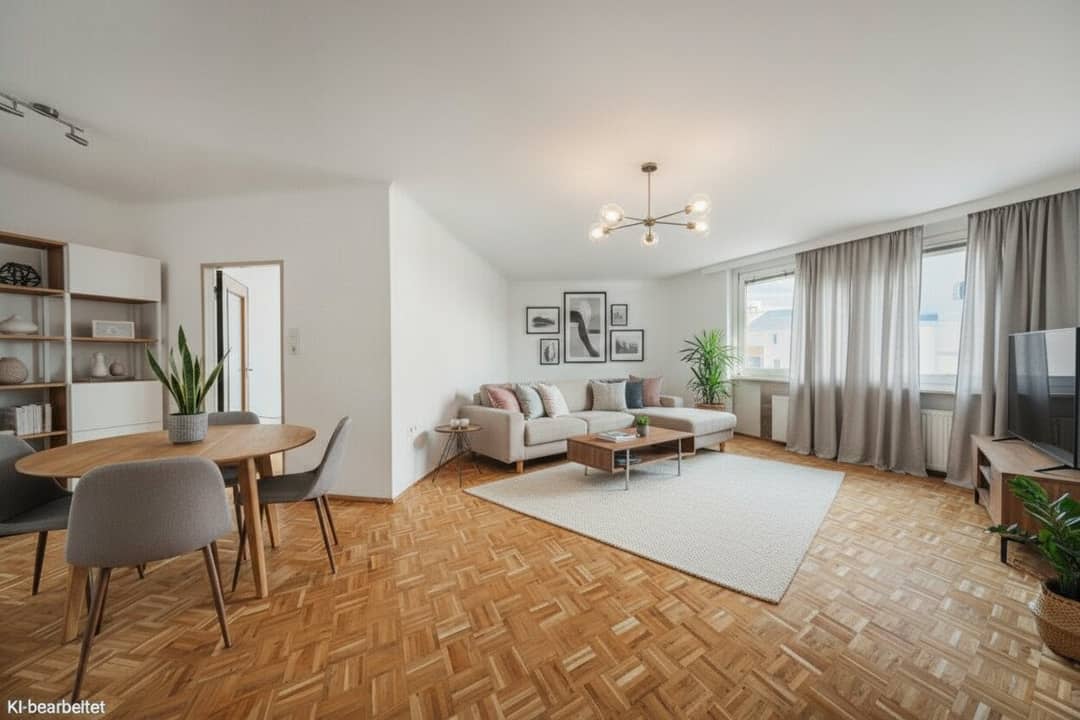 Helle 3 Zimmer Wohnung im 6. Stock nahe Donau
