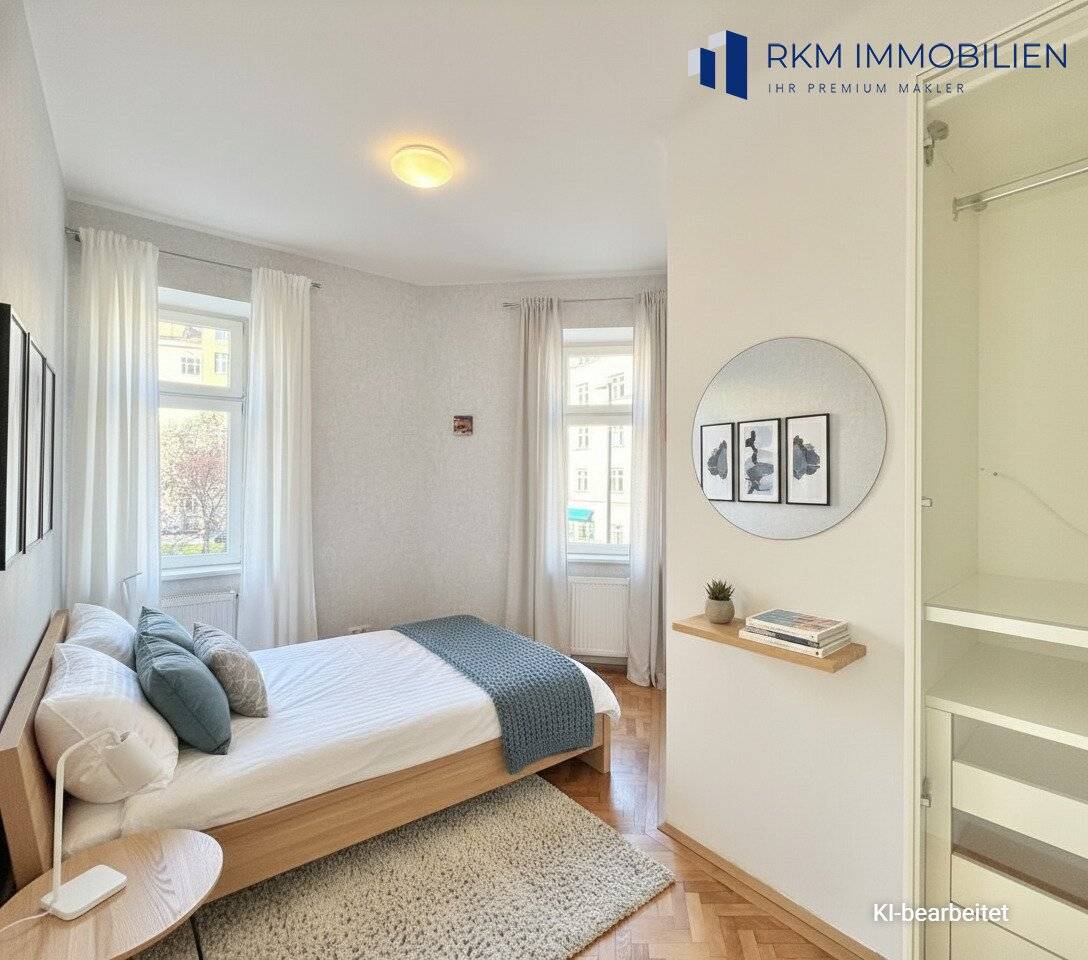 Bright 2-room apartment in the Stuwerviertel of Vienna Wolf? No, keep as Stuwerviertel? Wait