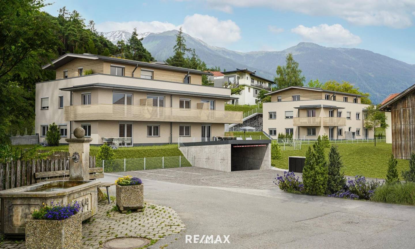 New build apartment with balcony and underground parking