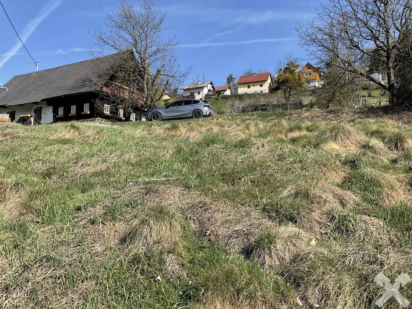 Hanggrundstück 2062 m² bei Wies