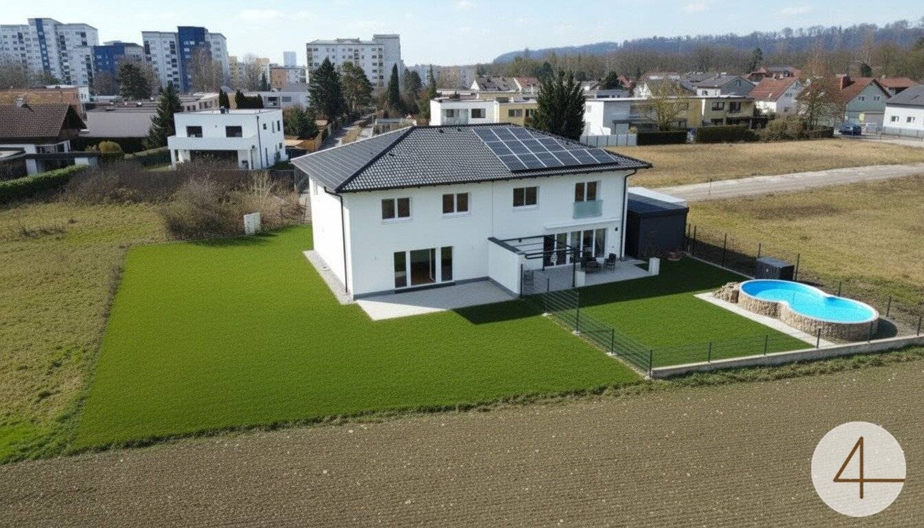 Neubau Doppelhaushälfte Wels 130m²