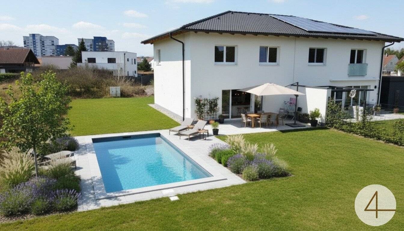 Neubau Doppelhaushälfte Wels 130m²