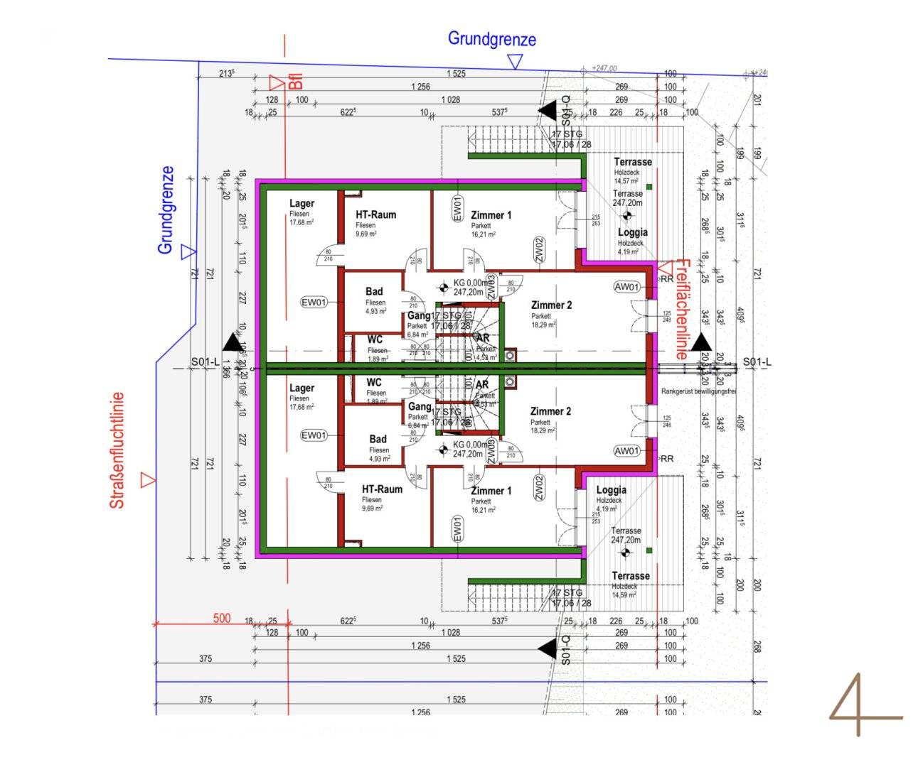Bauplatz 782m² Maria Gugging