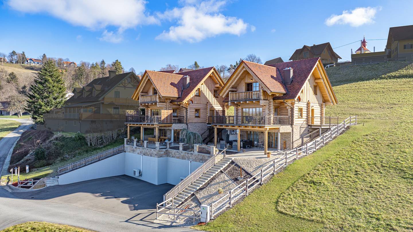 Blockhaus-Chalet A, 177m², Gleinstätten