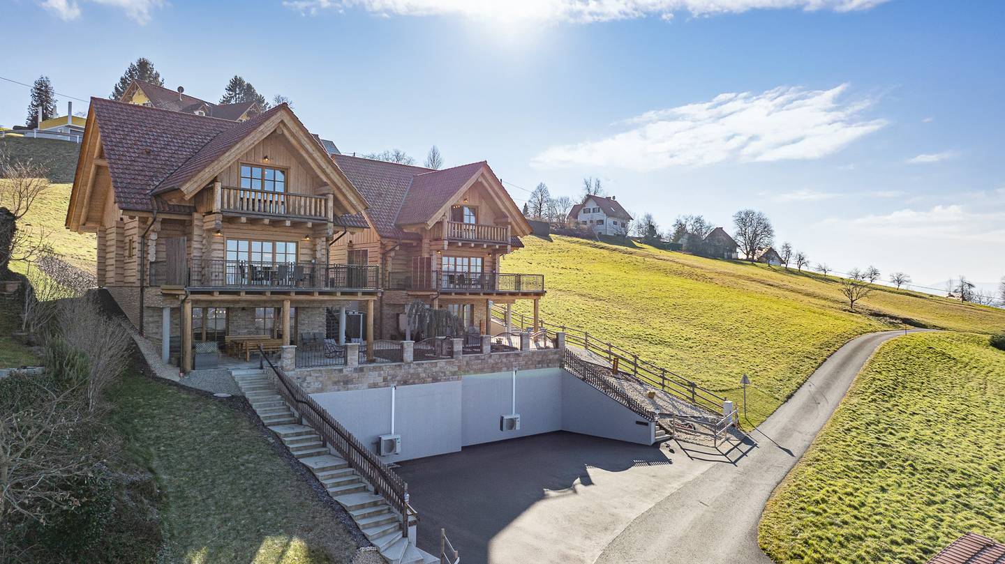 Blockhaus-Chalet A, 177m², Gleinstätten