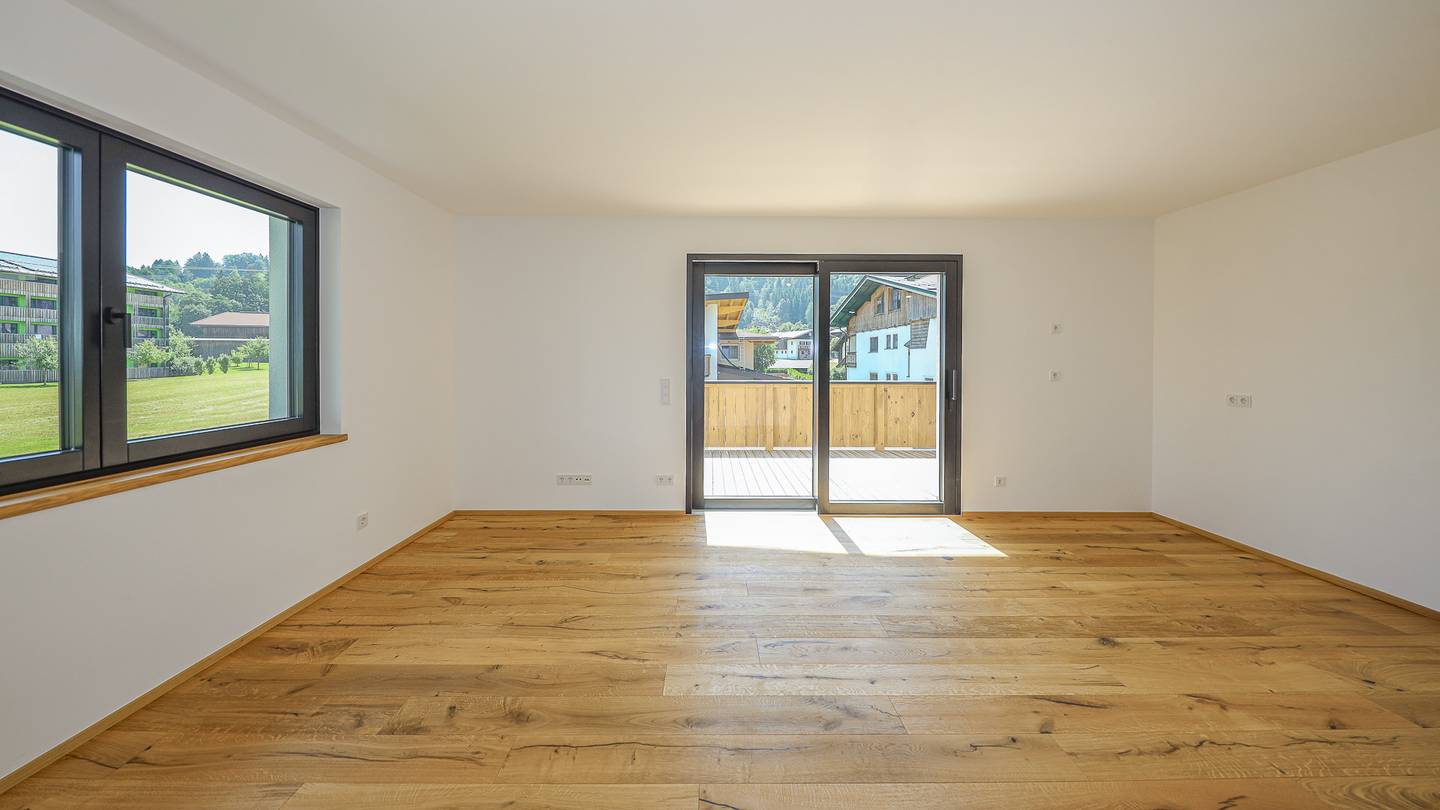 Wohnung Neubau mit Panoramablick auf die Bergwelt