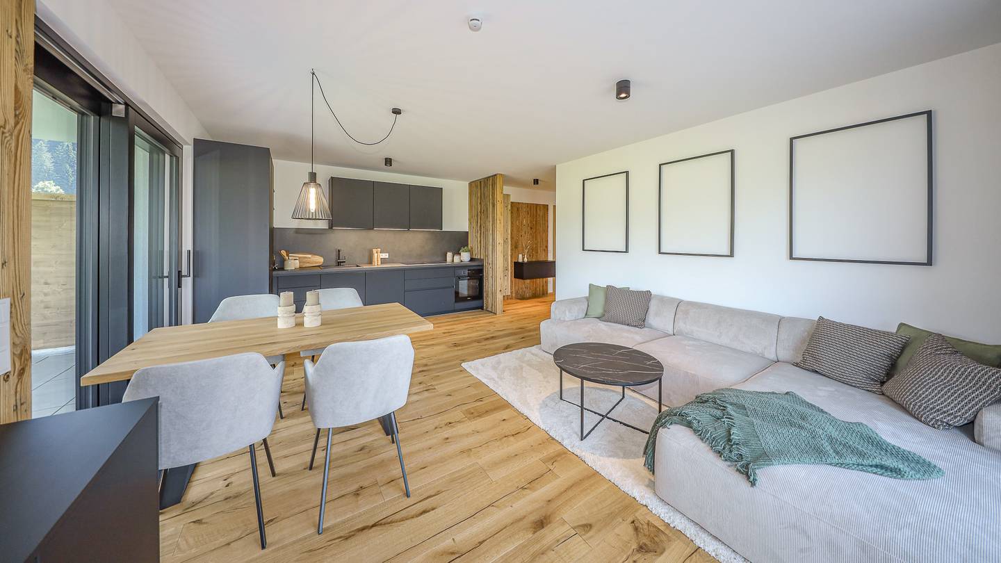 Erdgeschosswohnung Panoramablick Garten