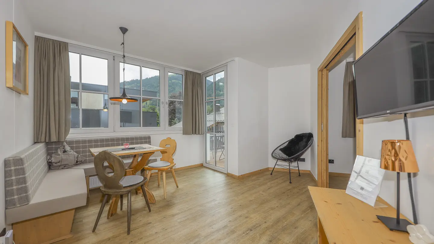 Wohnung mit Terrasse und Hahnenkammblick