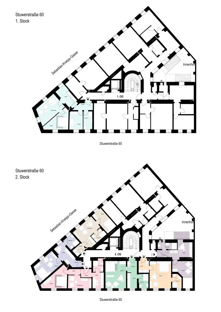 Wohnung Stuwerviertel nahe U2 Messe Prater modern