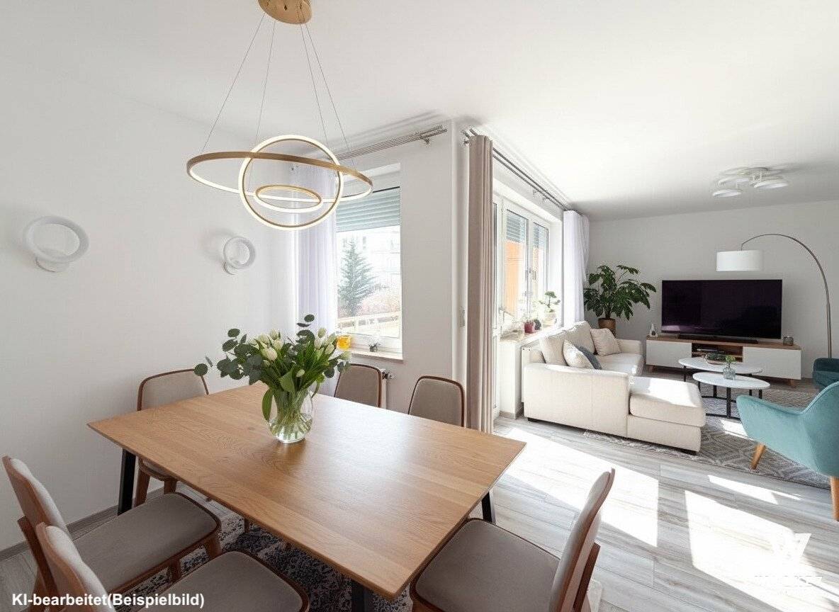 Großzügige drei Zimmer Wohnung Loggia Tiefgarage