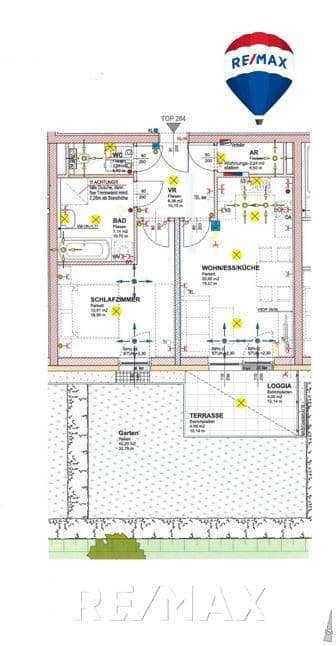 Ground floor apartment with private garden and terrace