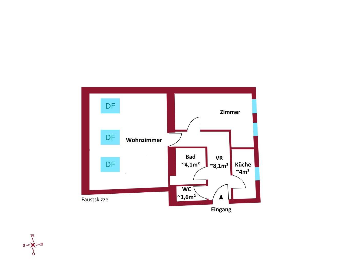 Apartment with attic view near U1 and elevator