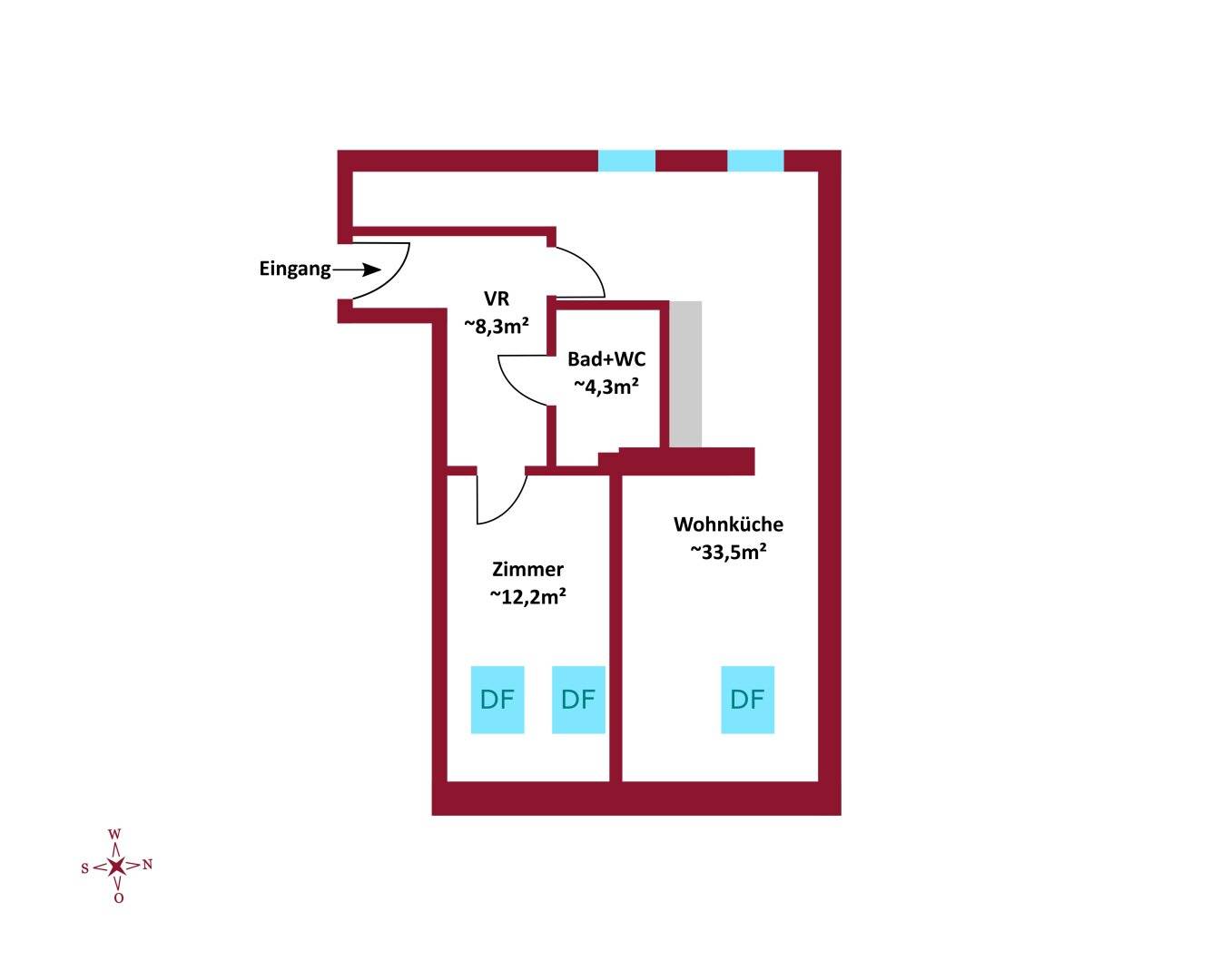Apartment with U1 access and elevator