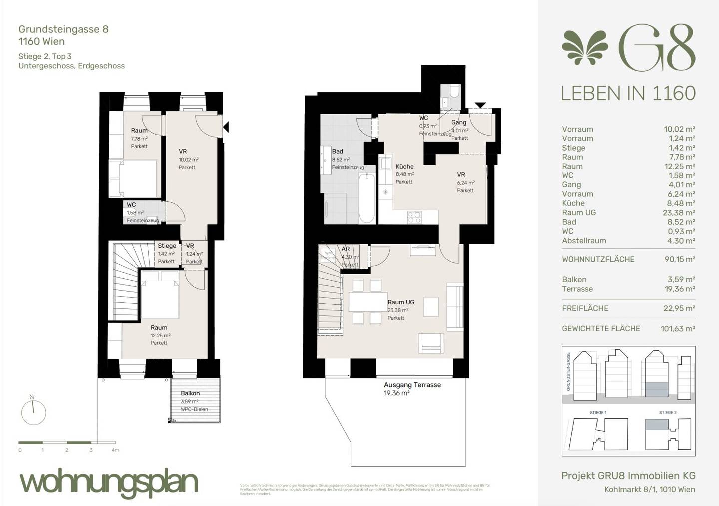 Erstbezug Erdgeschosswohnung Terrasse Balkon