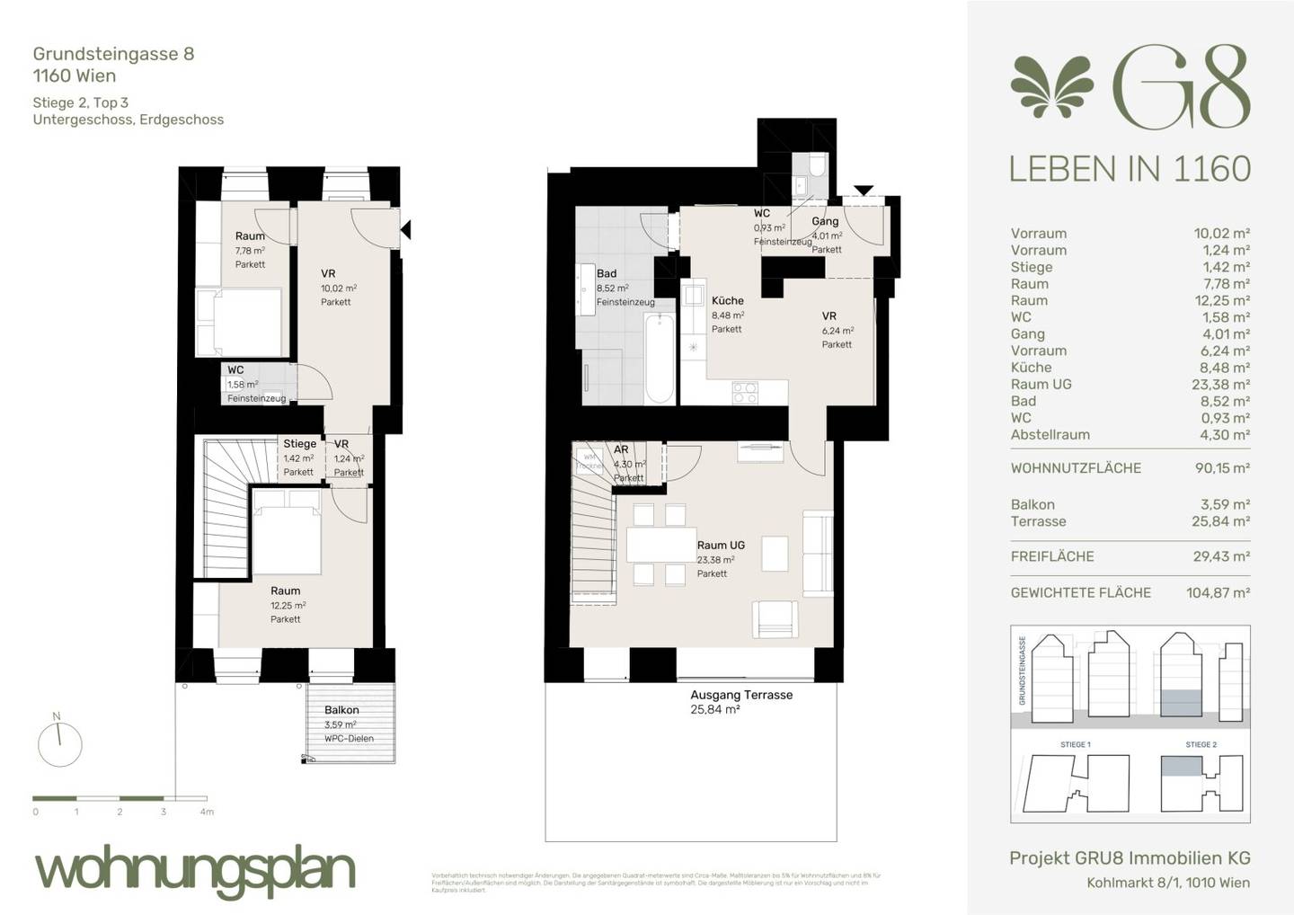 Erstbezug Erdgeschosswohnung Terrasse Balkon
