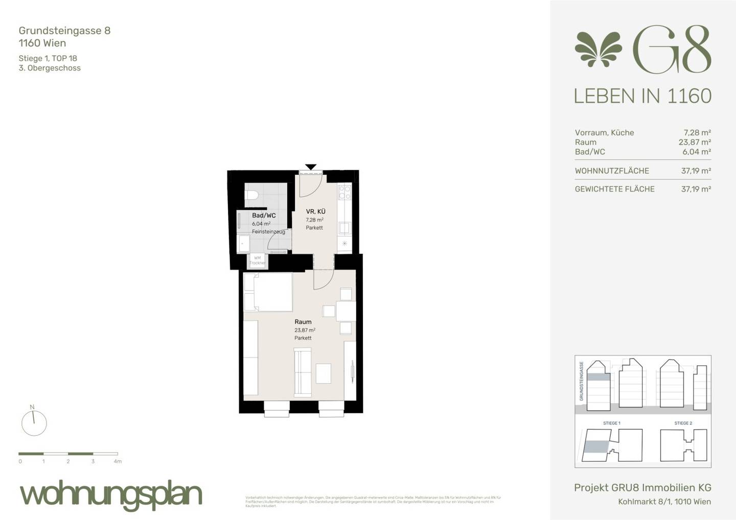 Wohnung Erstbezug Altbau nahe Brunnenmarkt U6