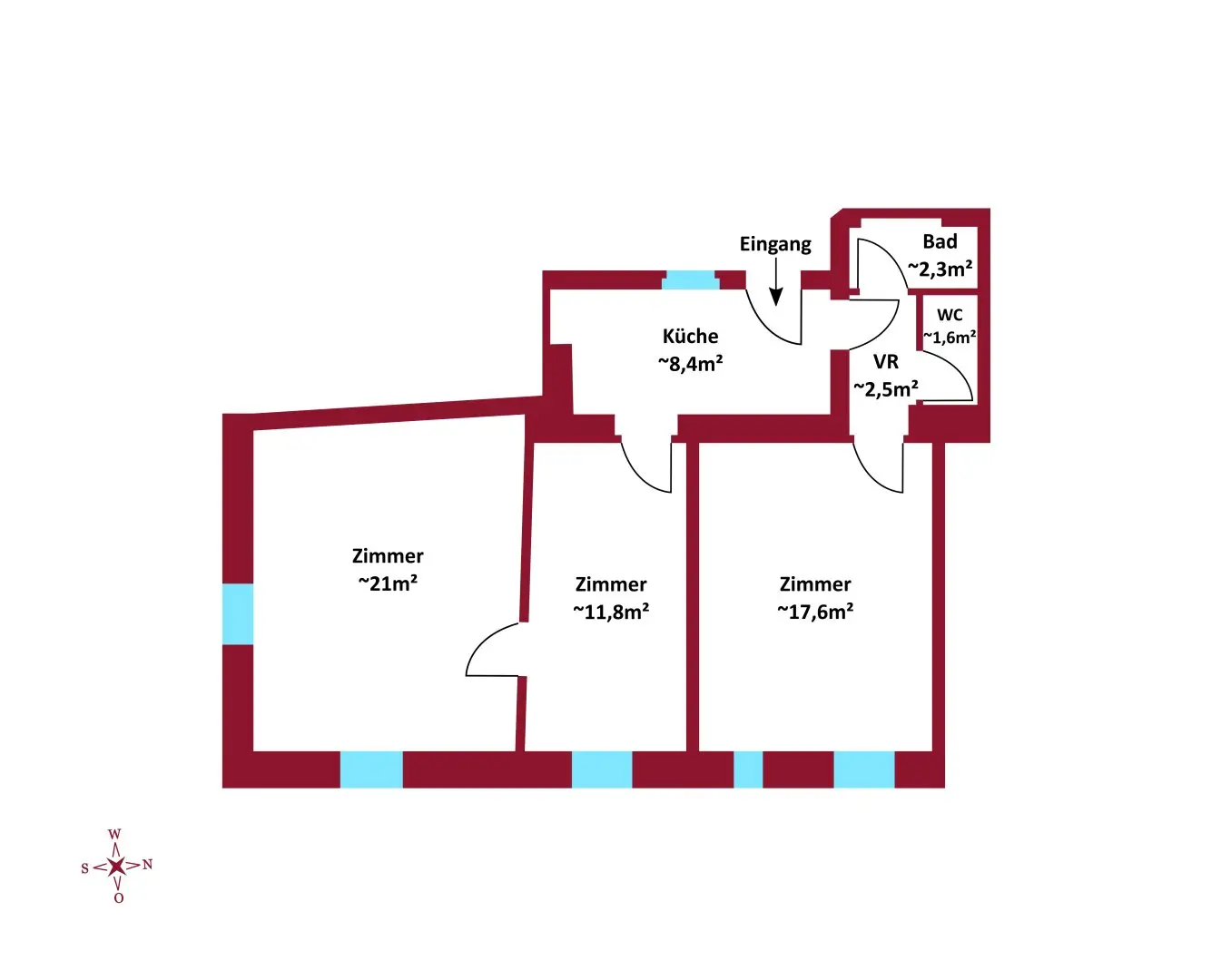 Apartment near U1 with attic view in 5 minutes