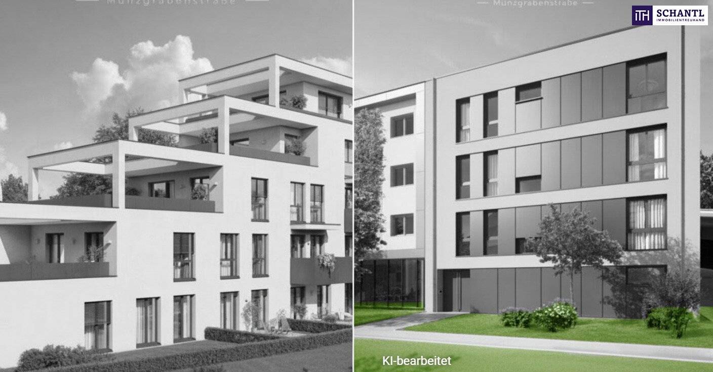 New-build apartment with 58 m² terrace and southwest orientation in Jakomini