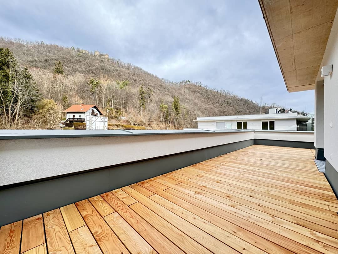 Dachgeschosswohnung mit riesigem Balkon nahe Thalersee Graz