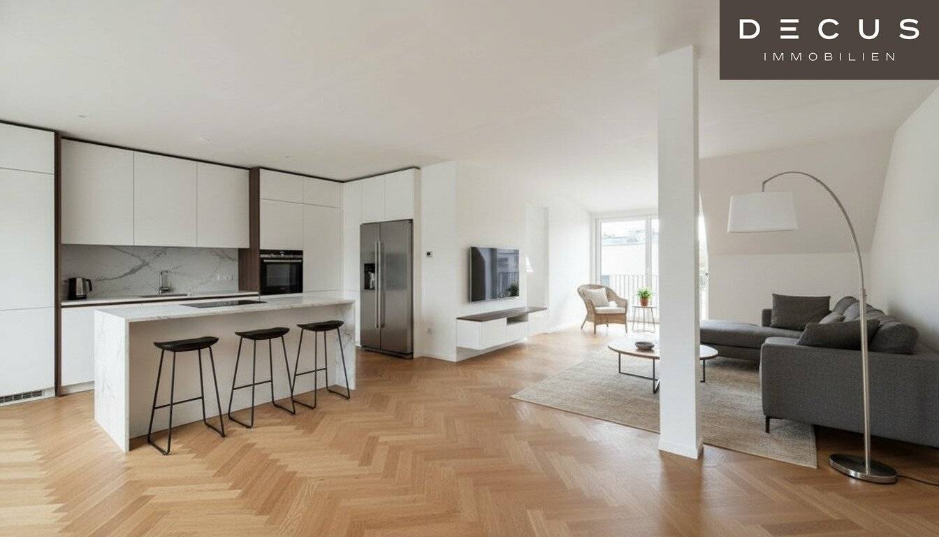 Penthouse mit Dachterrasse und Blick über Wien