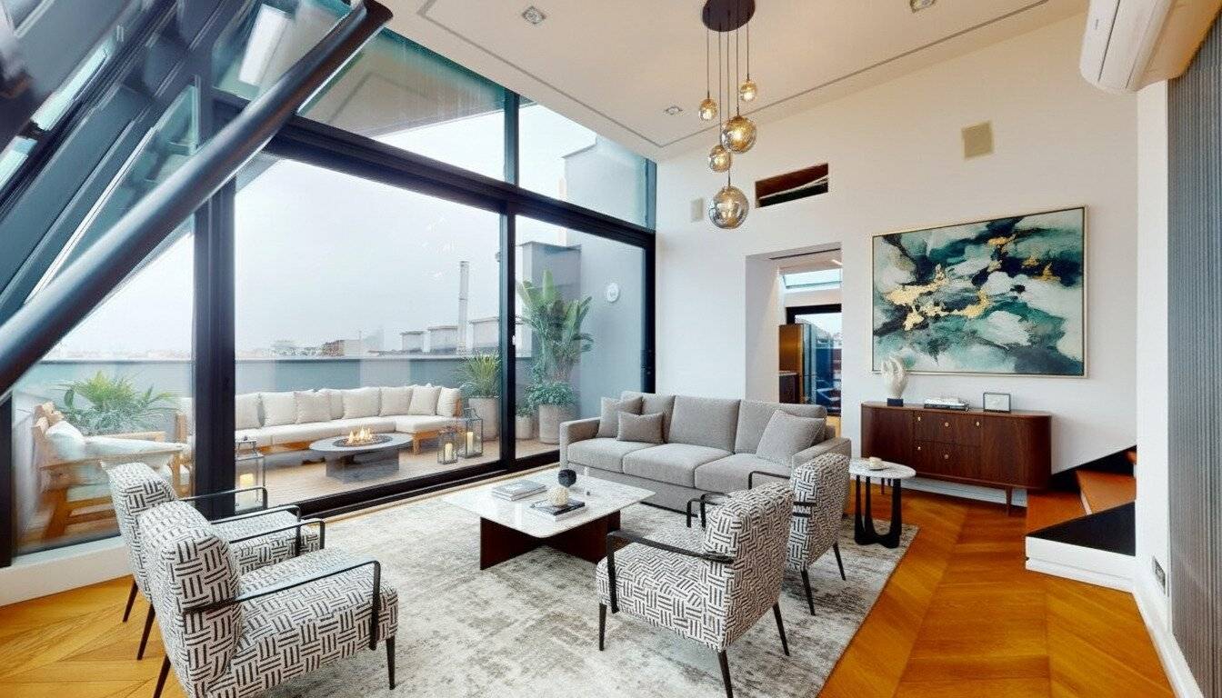 ++ Not just a penthouse. But a lifestyle. ++ 80 m² roof terrace, whirlpool &amp; panoramic sauna