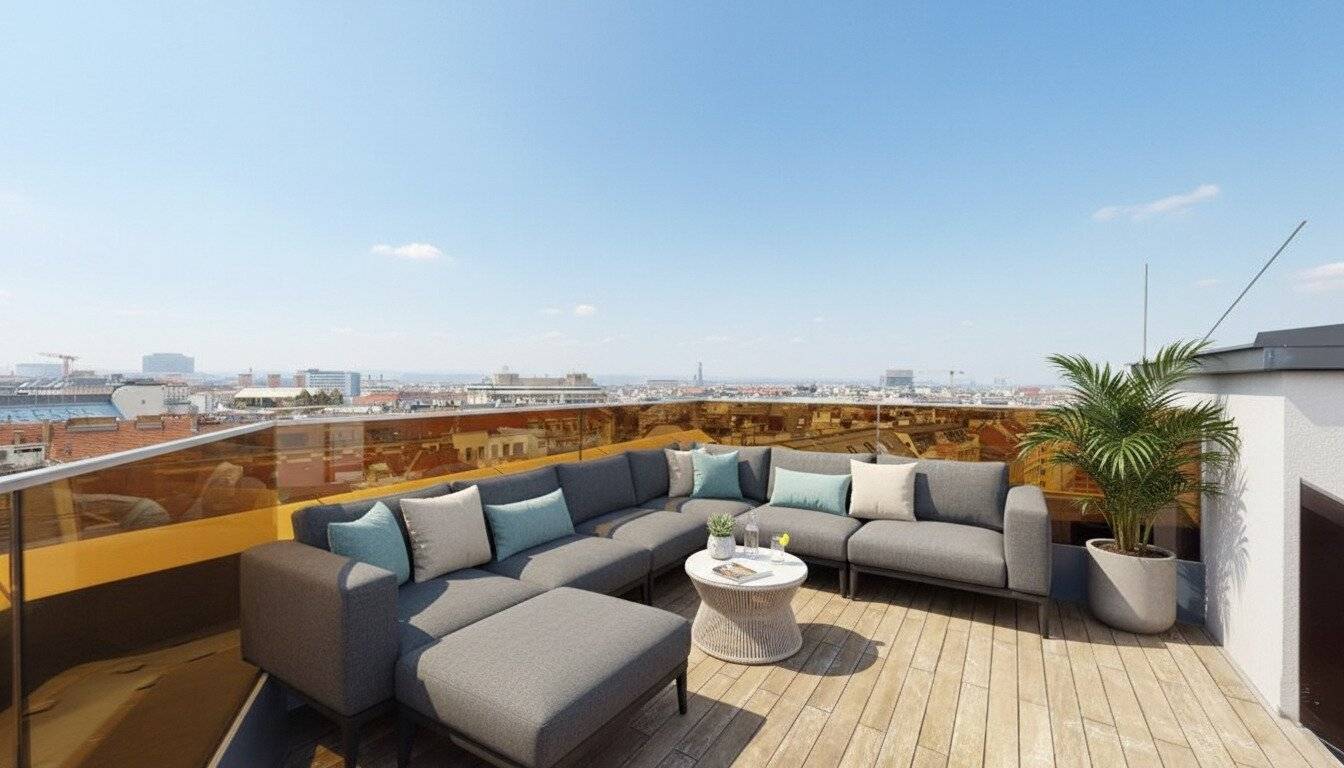 ++ Not just a penthouse. But a lifestyle. ++ 80 m² roof terrace, whirlpool &amp; panoramic sauna