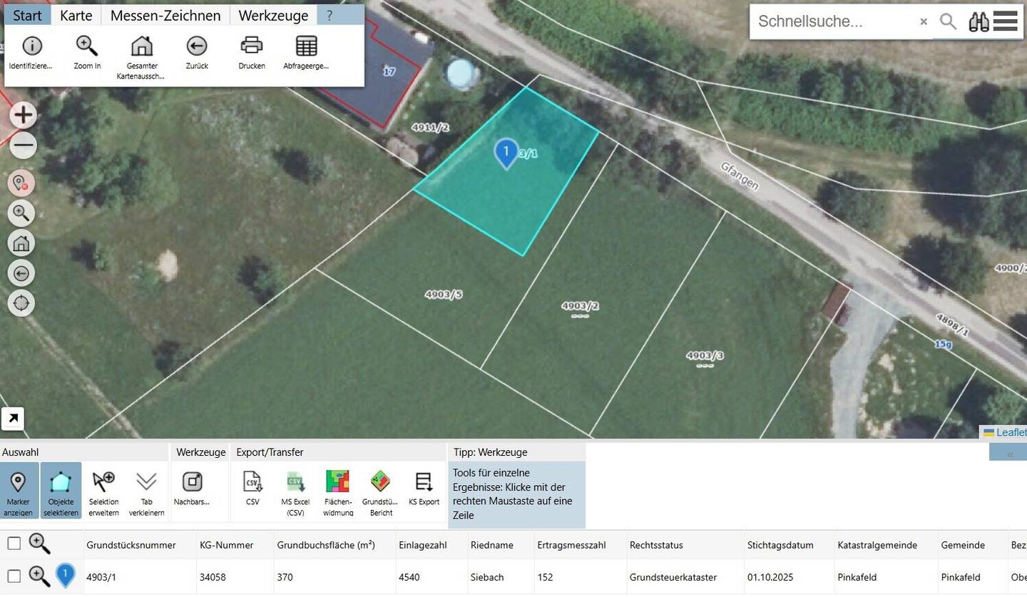 Baugrundstück Pinkafeld, 370m²
