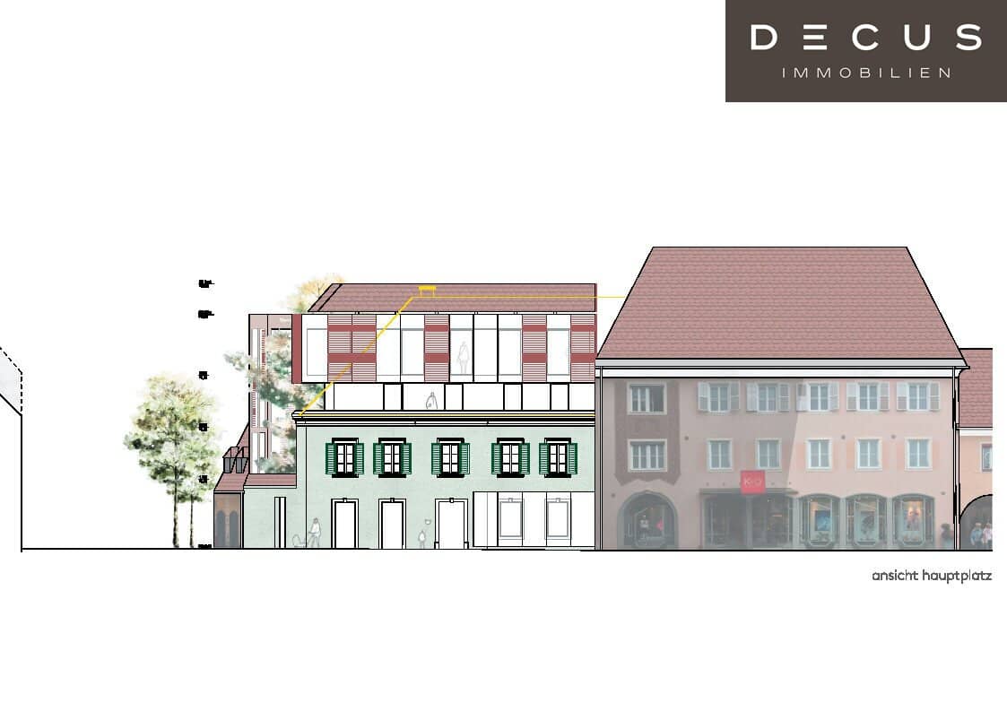 Hotelprojekt am Hauptplatz Fürstenfeld - 1.468 m², 39 Zimmer, zentral