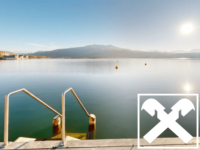 Wohnung mit privatem Badestrand am Wörthersee