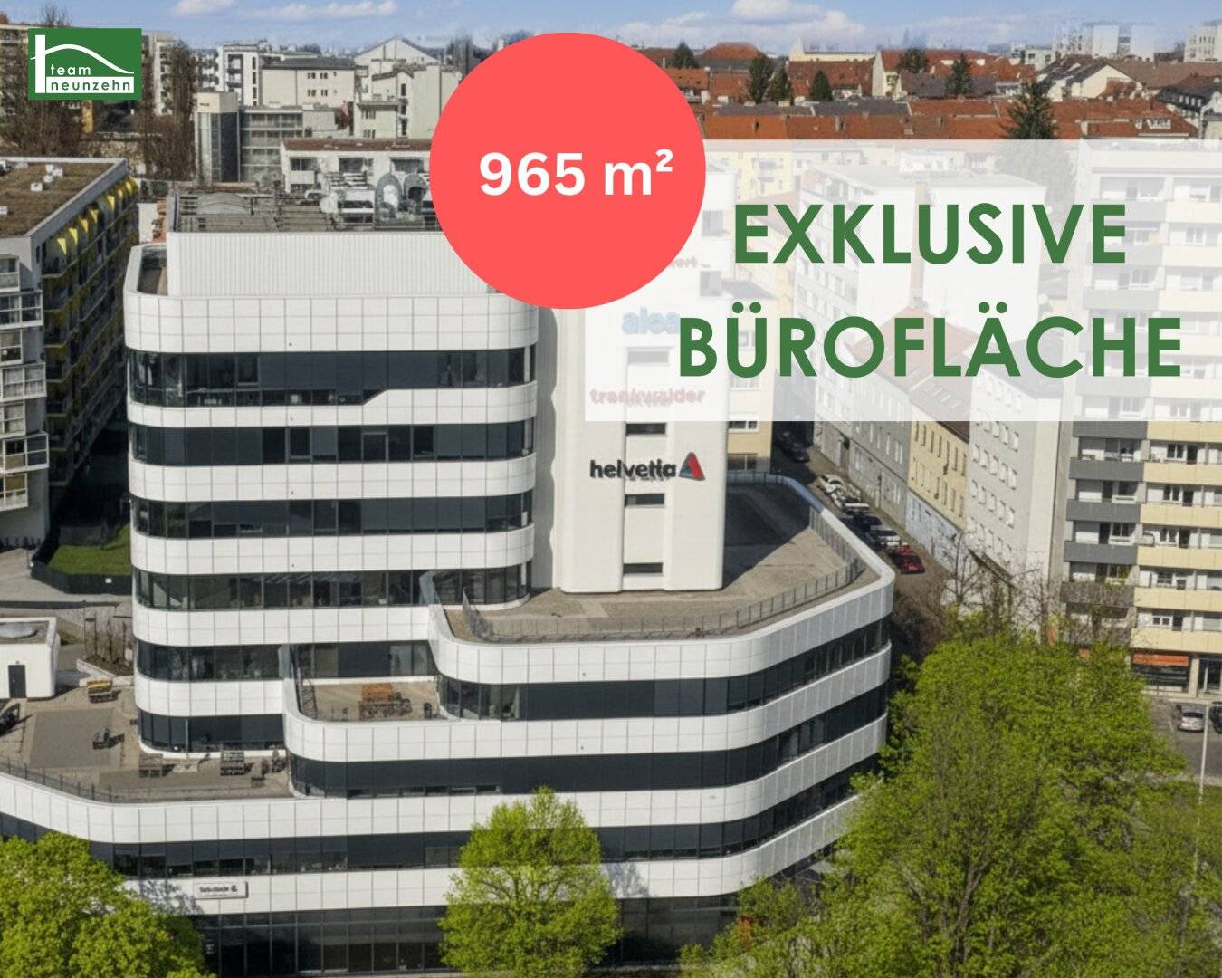 Büroetage 965m² Gürtelturm Graz