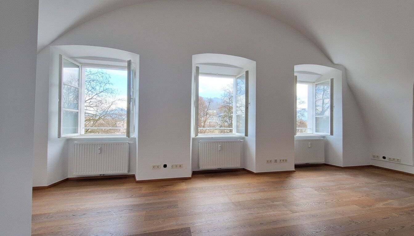 Office with Gallery in Old Building