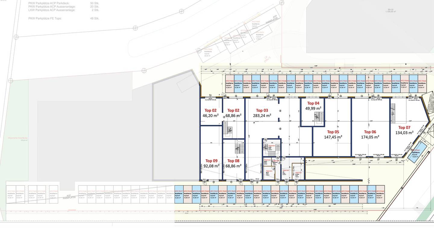 Commercial spaces 50-308 m² Ansfelden